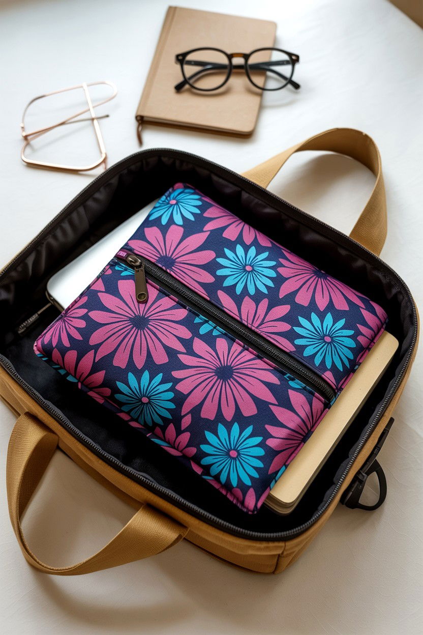 Fabric Padded Book Sleeve - 25 Book Lover Valentine's Day Gifts