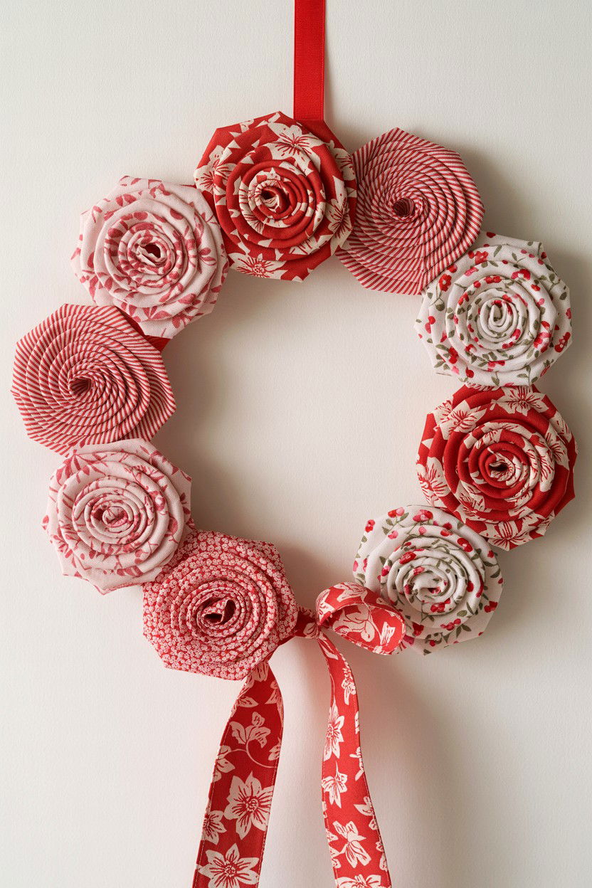 25 Rose Valentine's Day Wreath Ideas for Your Door