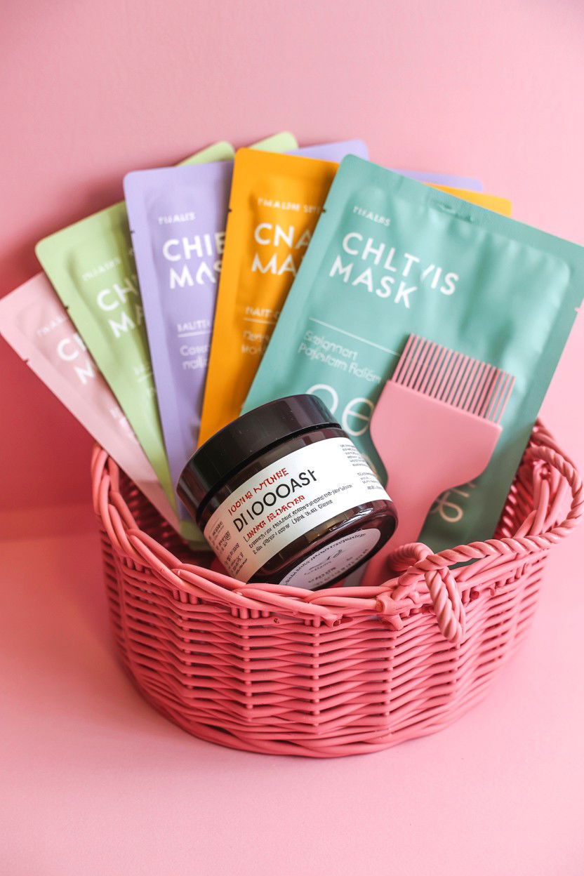 Face Mask Variety Pack - 25 Valentine's Day Self Care Gift Basket Ideas