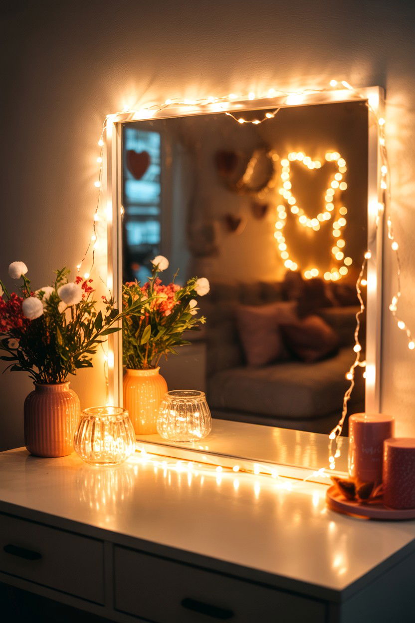 25 Top Romantic Valentine's Day Mirror Decor Ideas