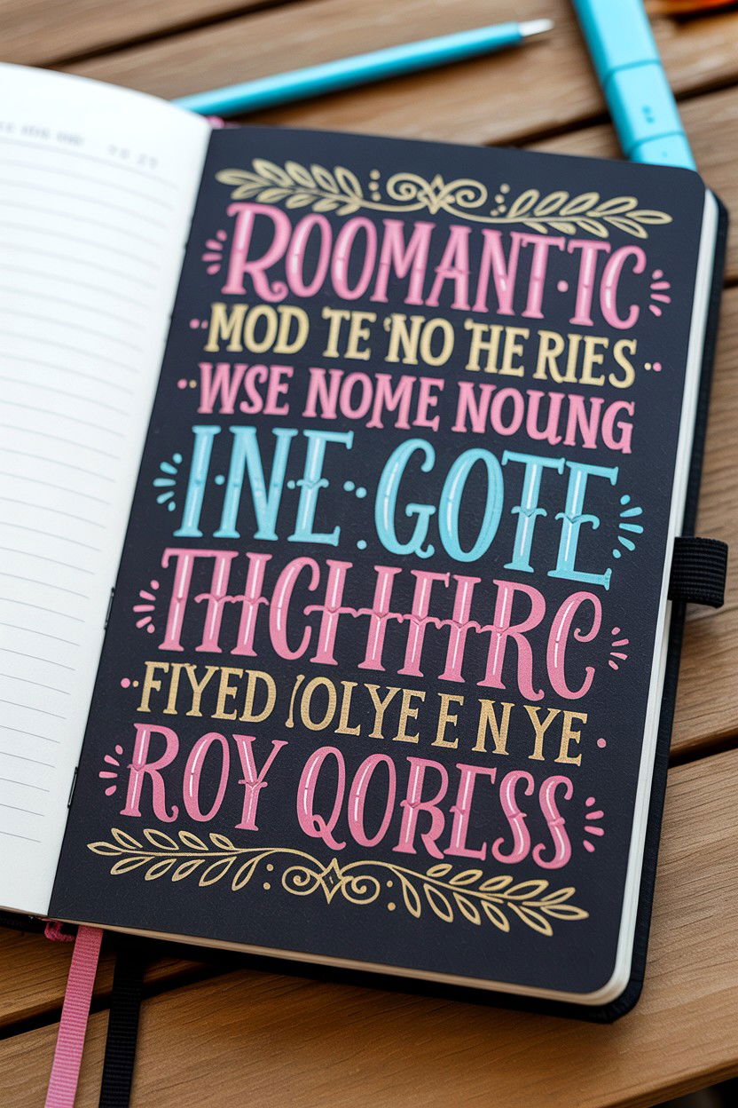 Favorite Romantic Quotes - 25 Valentine's Day Journal Ideas