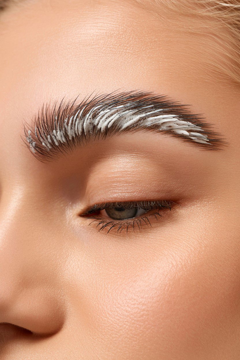 Feathered Soap Brows - 25 Editorial Valentine's Day Makeup