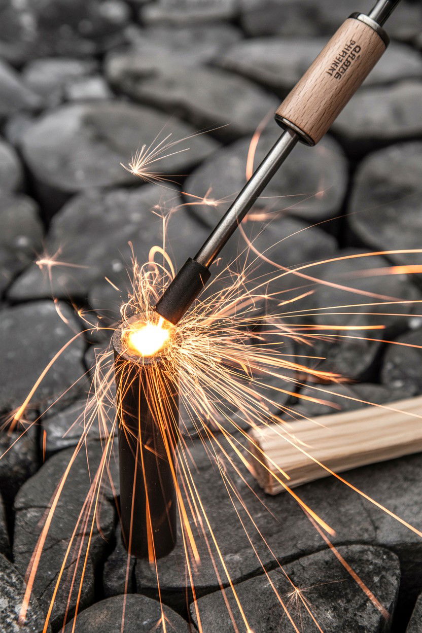 Ferro Rod Fire Starter - 25 Outdoorsman Valentine's Day Gift Ideas