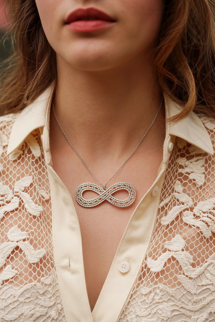 Filigree infinity jewelry - 25 Valentine's Day Infinity Jewelry Ideas