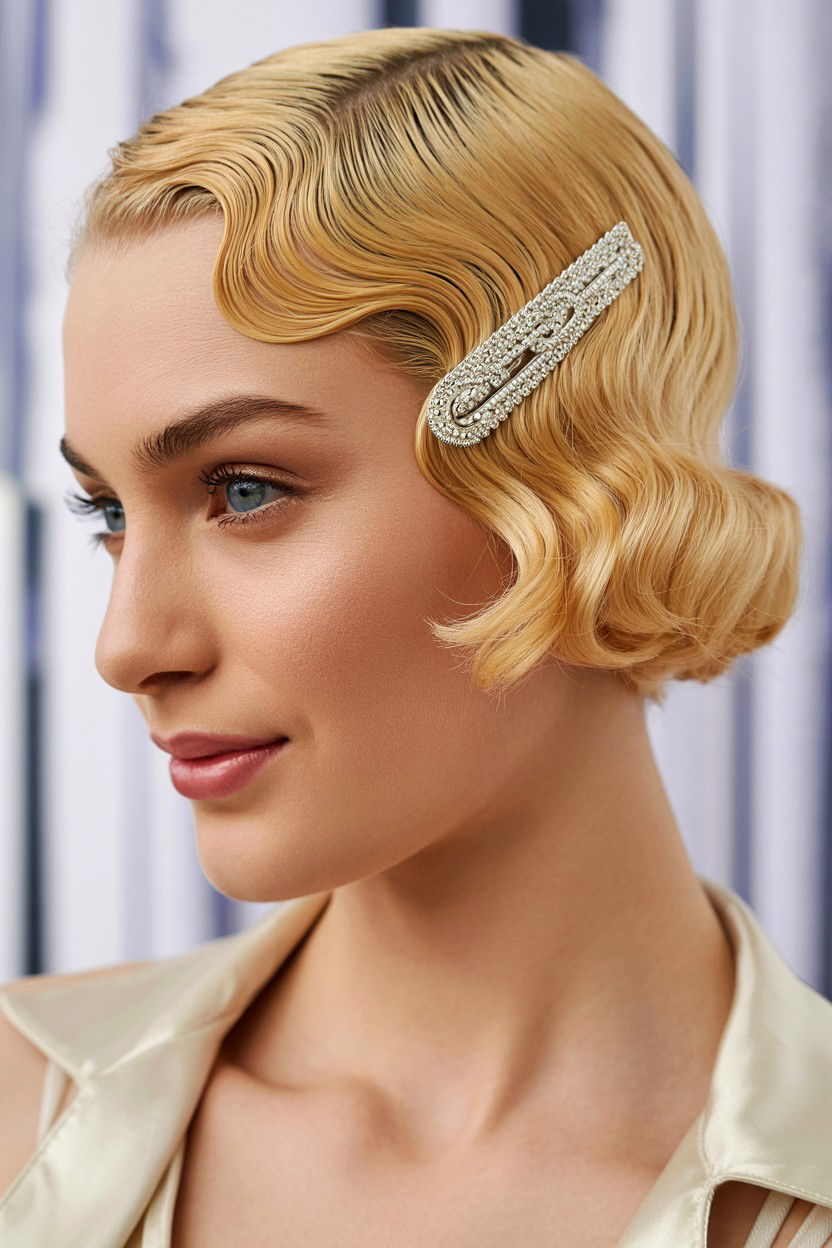 Finger Waves - 25 Valentine's Day Vintage Hair Ideas