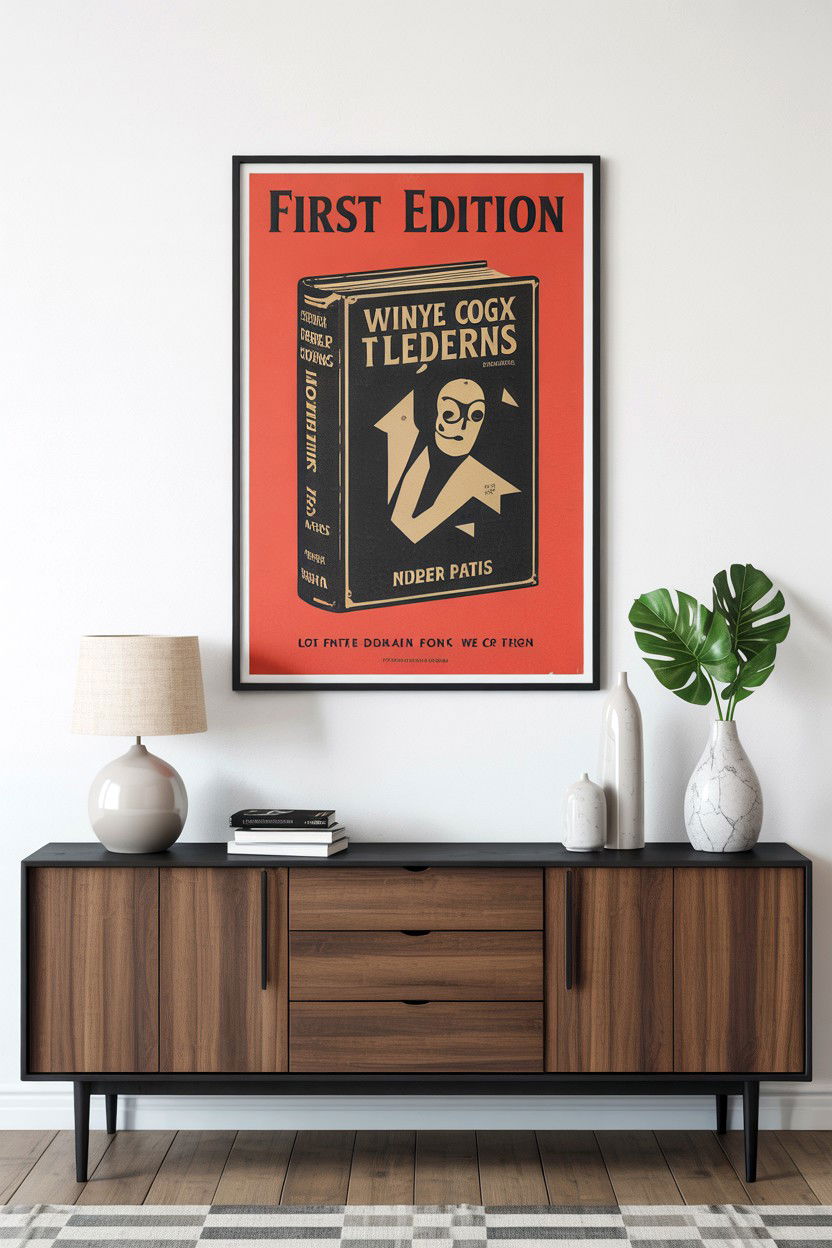 First Edition Poster - 25 Bookworm Valentine's Day Gifts for Him