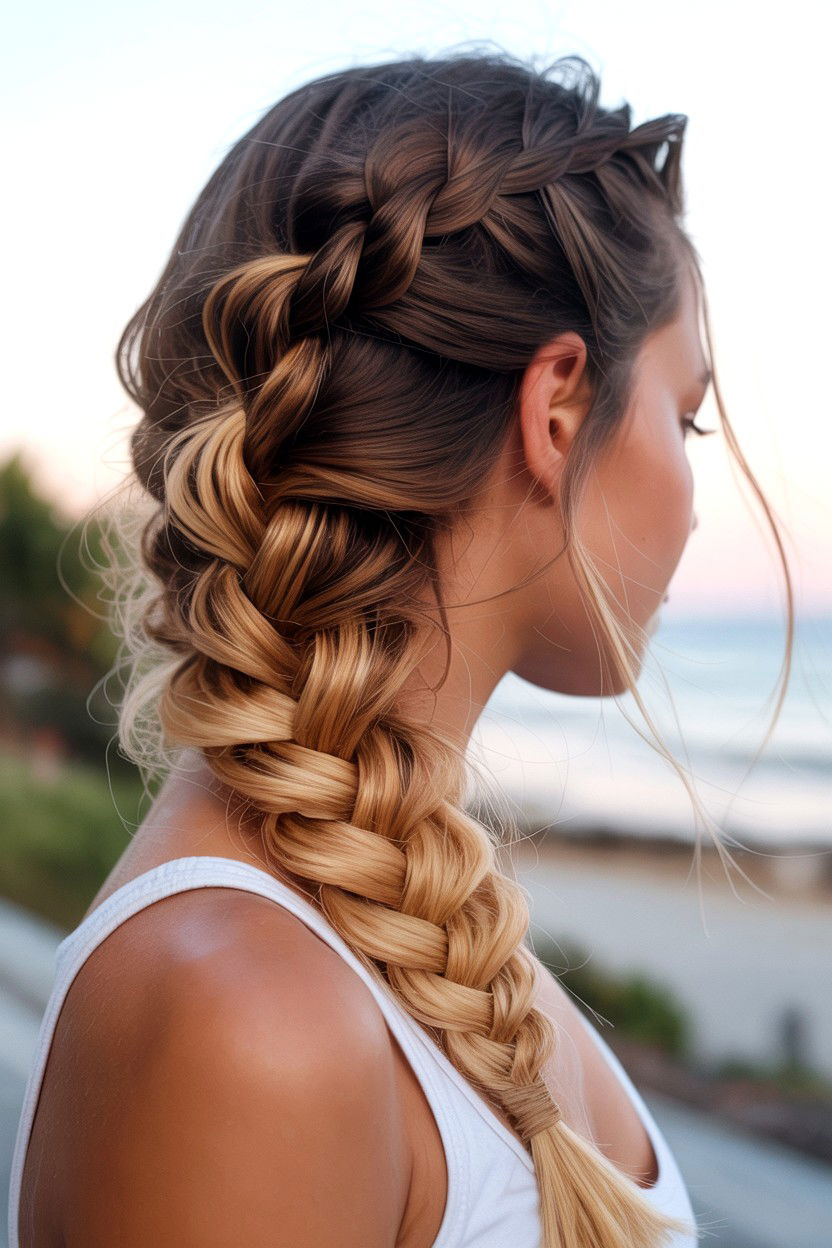 Fishtail Side Braid - 25 Romantic Valentine's Day Hairstyles
