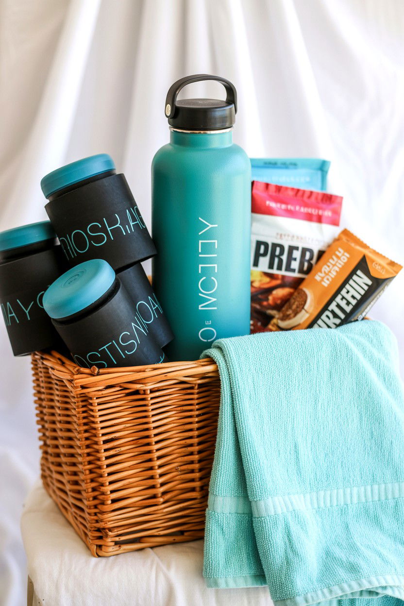 Fitness Gift Basket - 25 Valentine's Day Gift Basket Ideas