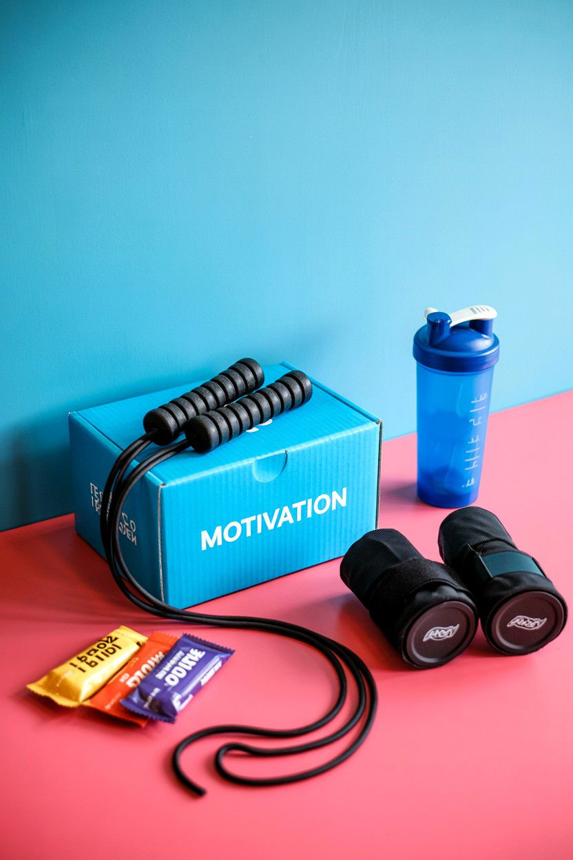 Fitness Motivation Box - 25 Valentine's Day At Home Gift Basket Ideas