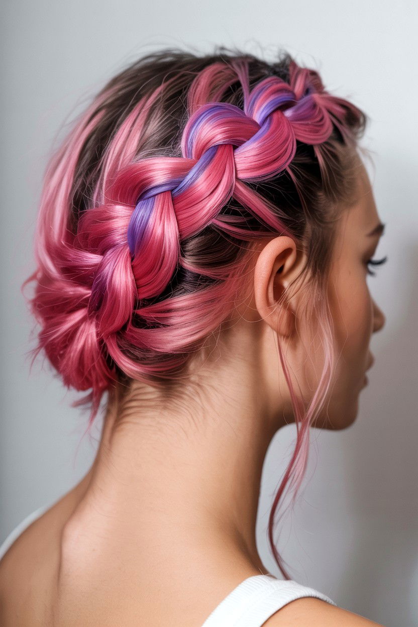 Five Strand Crown Braid - 25 Valentine's Day Crown Braid Ideas