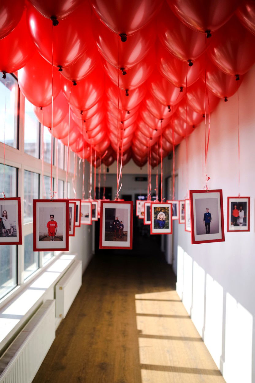 Floating balloon photo gallery - 25 Valentine's Day Photo Balloon Ideas