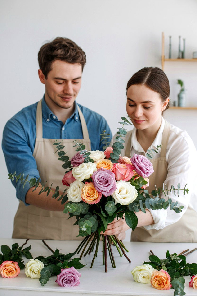Floral Arranging Class - 25 Valentine's Day Experience Gift Ideas