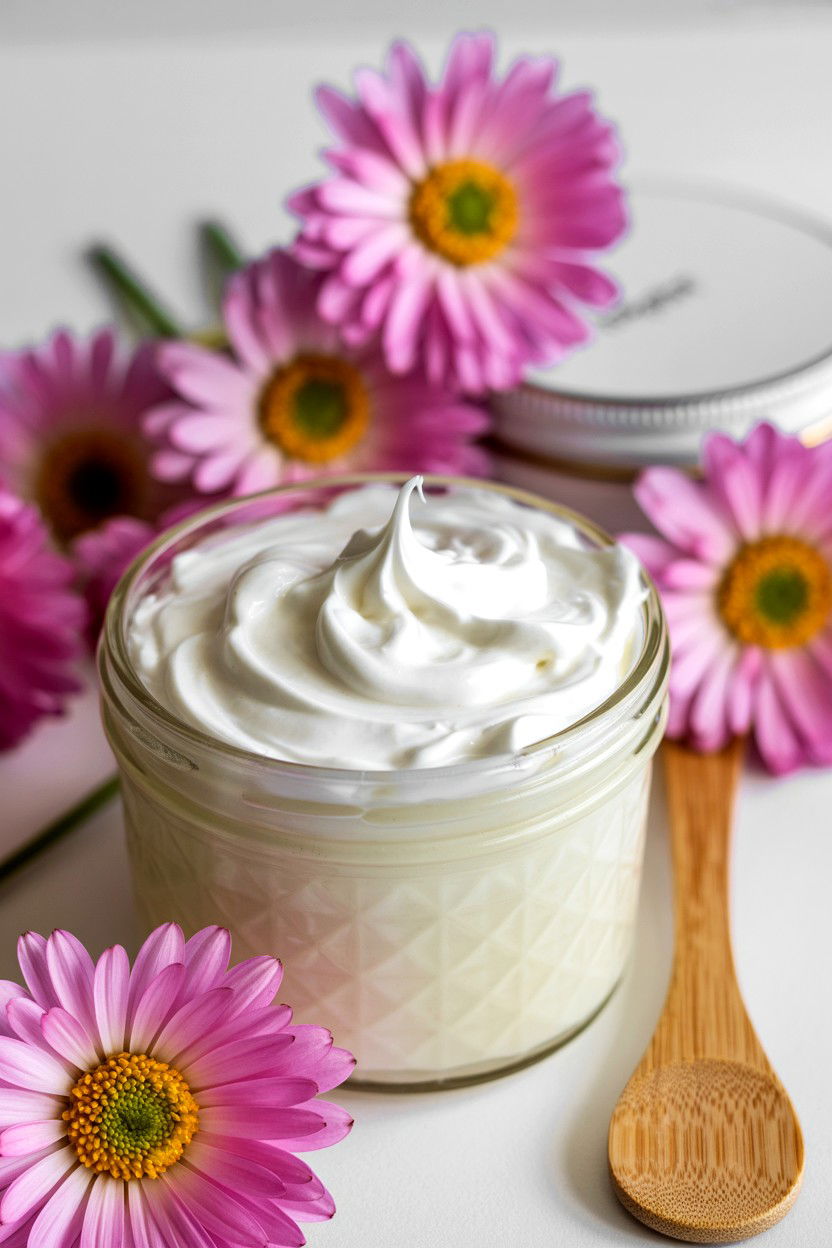 Floral Body Butter - 25 Valentine's Day Essential Oil Ideas