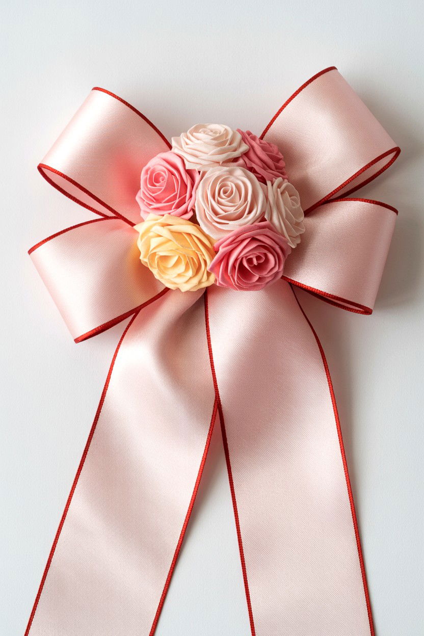 Floral Bouquet Ribbon - 25 Valentine's Day Bow Ideas