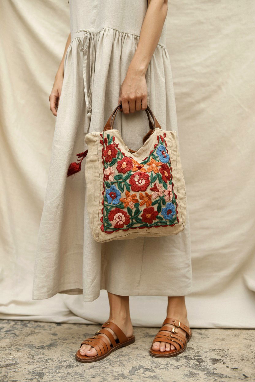 Floral Embroidery Bag - 25 Valentine's Day Handbag Ideas