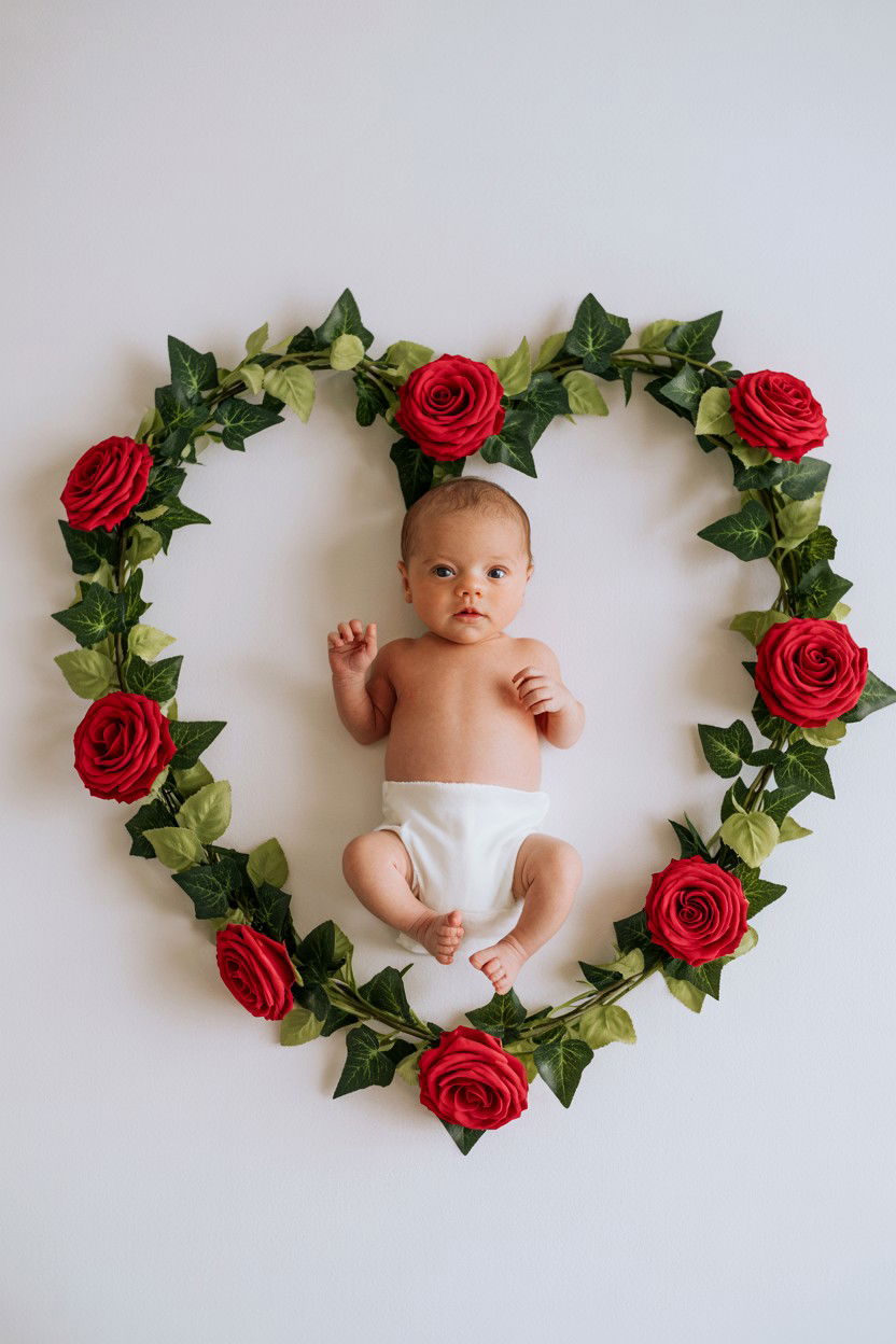 25 Adorable Valentine's Day Newborn Photo Ideas