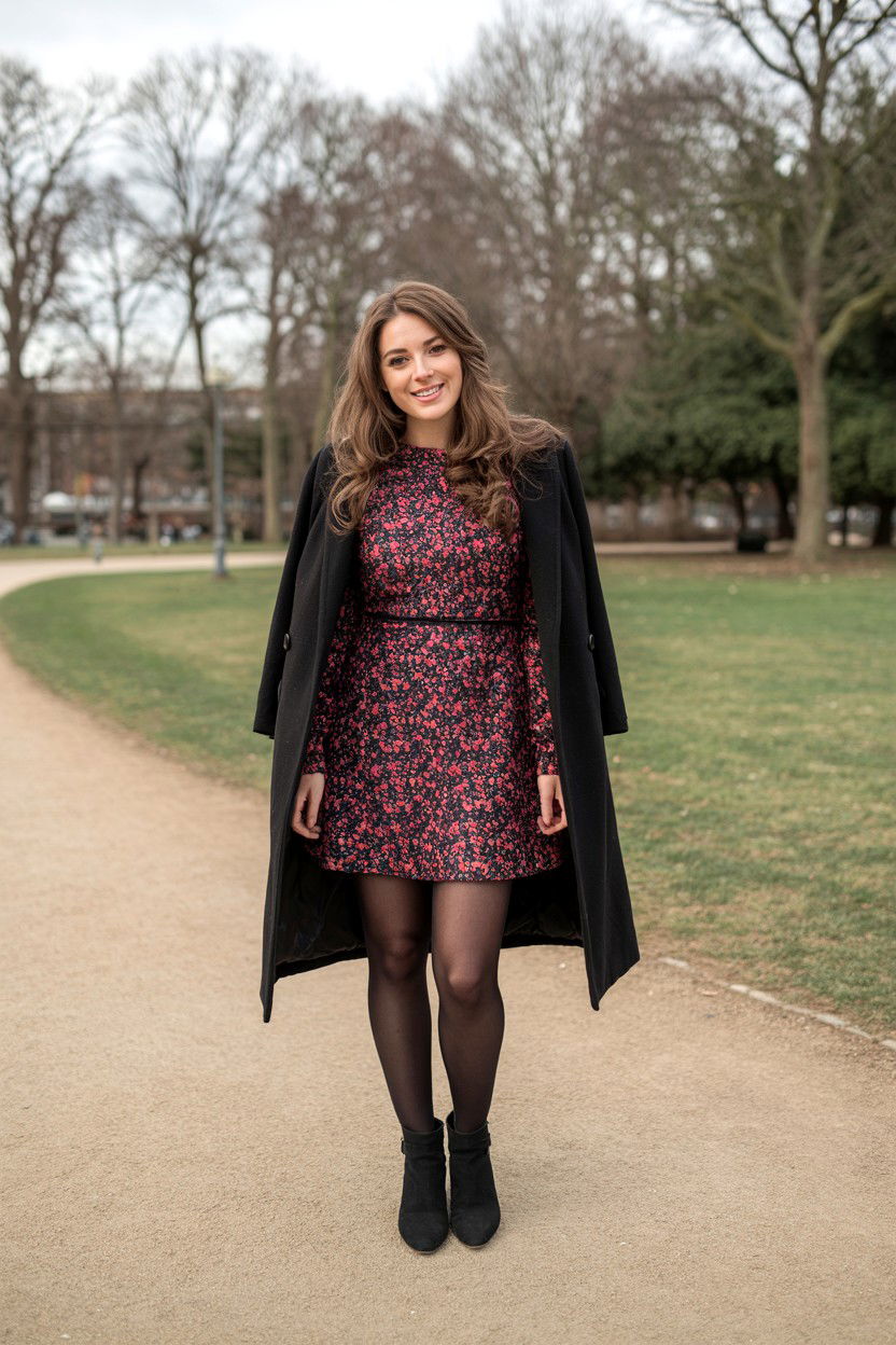 Floral Mini Dress - 25 Cheap Valentine's Day Outfit Ideas