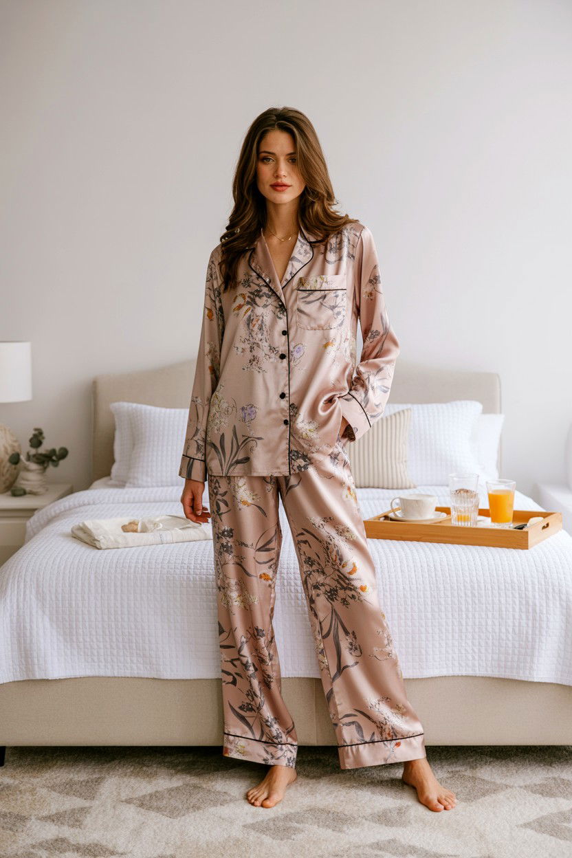 Floral Pajama Set - 25 Valentine's Day Gifts for Aunt