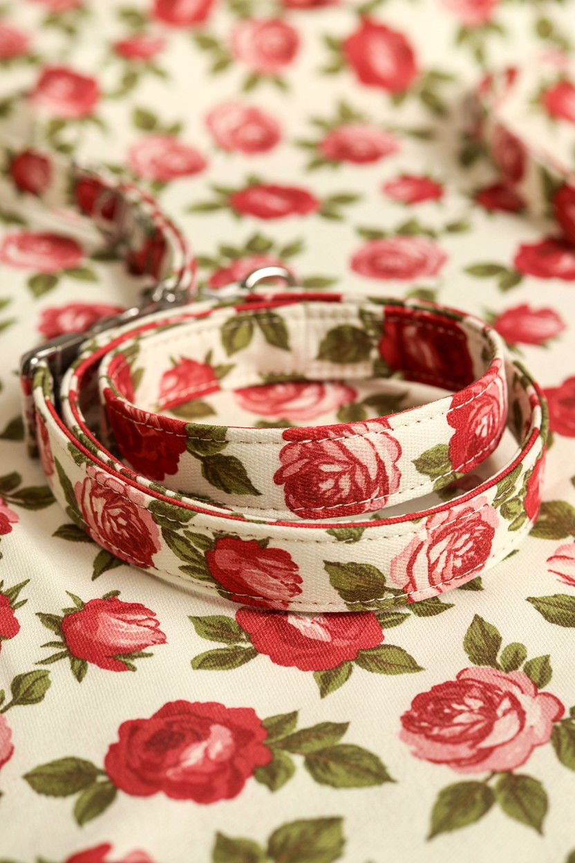 Floral Print Pet Leash - 25 Valentine's Day Pet Leash Ideas