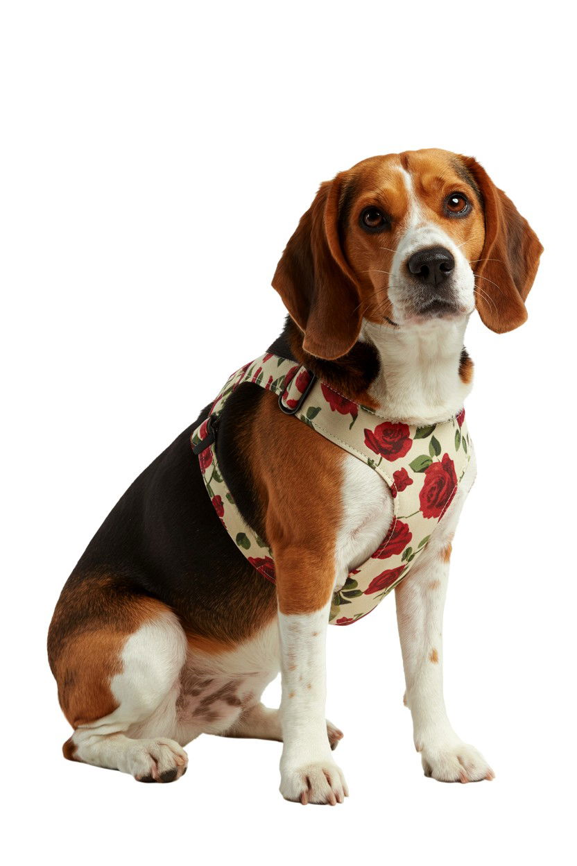 Floral Valentine Dog Harness - 25 Valentine's Day Pet Harness Ideas