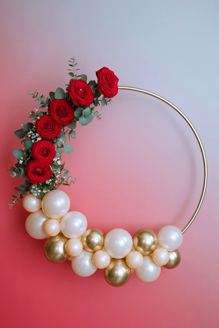 25 Valentine's Day Balloon Centerpiece Ideas for Tables