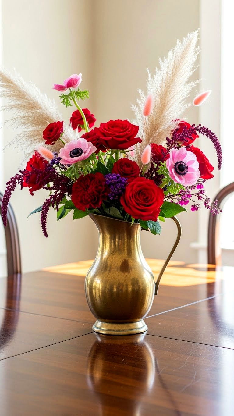 Floral centerpieces - 25 valentine's day decor ideas