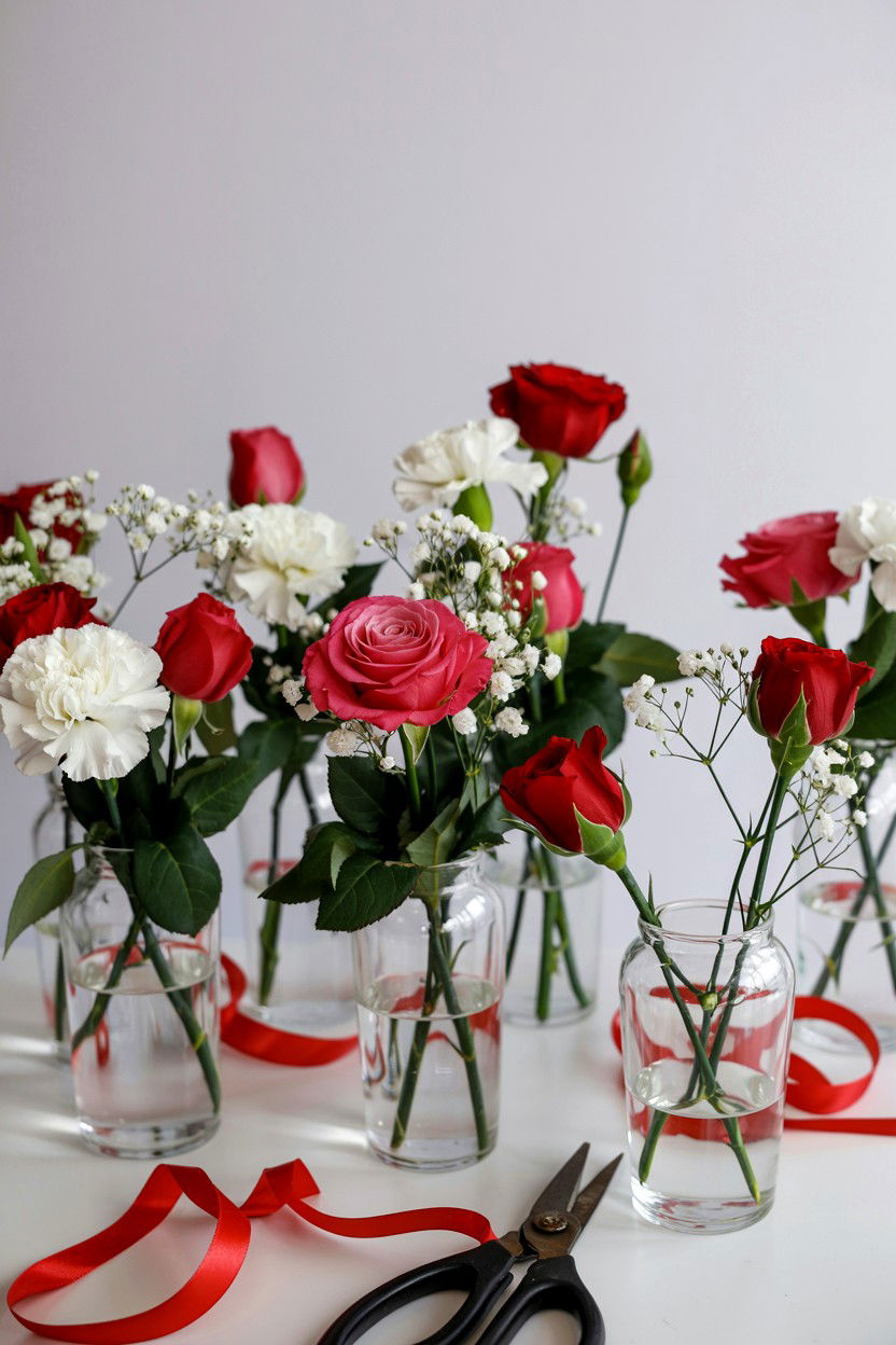 Flower Arrangement Workshop - 25 Valentine's Day Party Activity Ideas