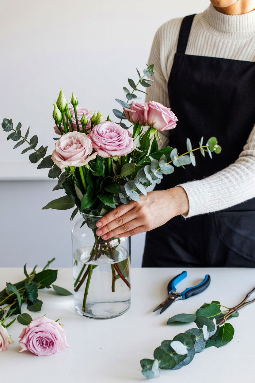 Flower Arranging - 25 Valentine's Day Wellness Ideas