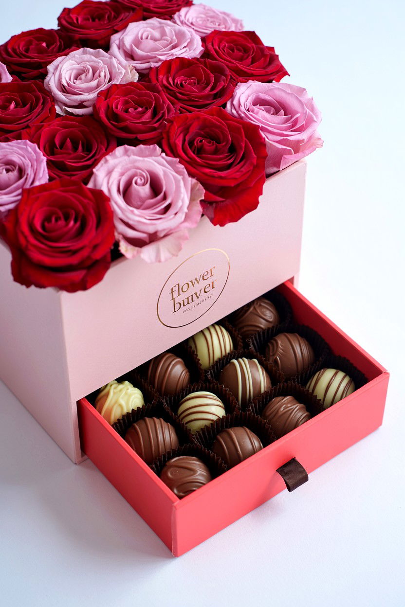 Flower Box With Drawer - 25 Valentine's Day Flower Box Ideas