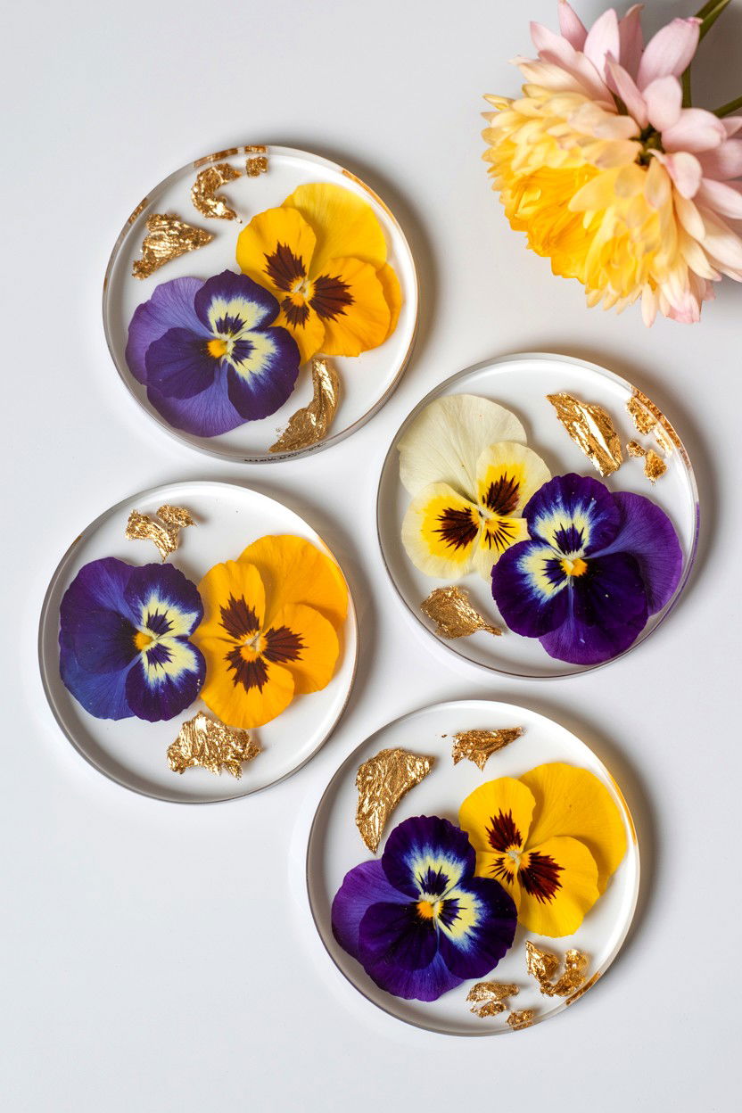 Flower Resin Art - 25 Valentine's Day Preserved Flower Ideas
