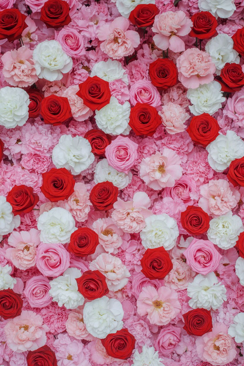 Flower Wall Photography - 25 Valentine's Day Mini Session Ideas