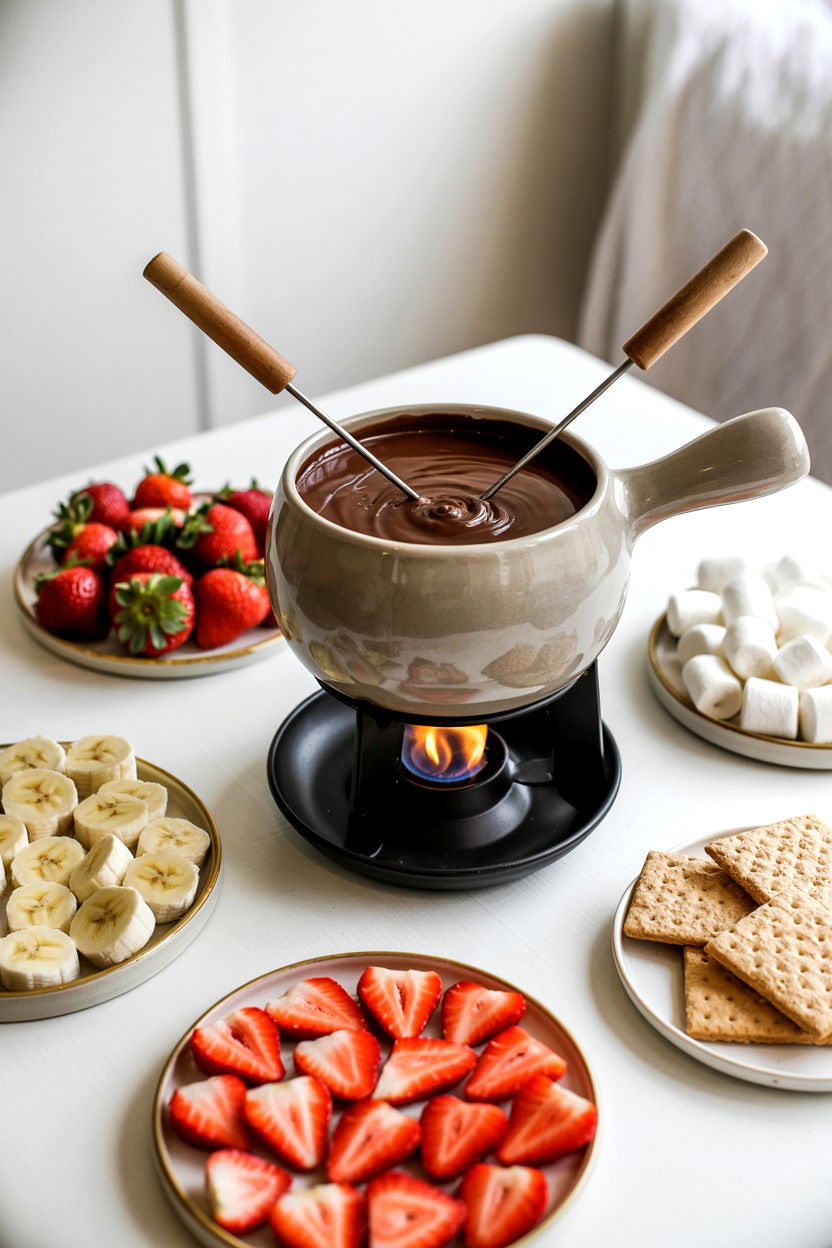 Fondue Night - 25 Valentine's Day Ideas for Homebodies