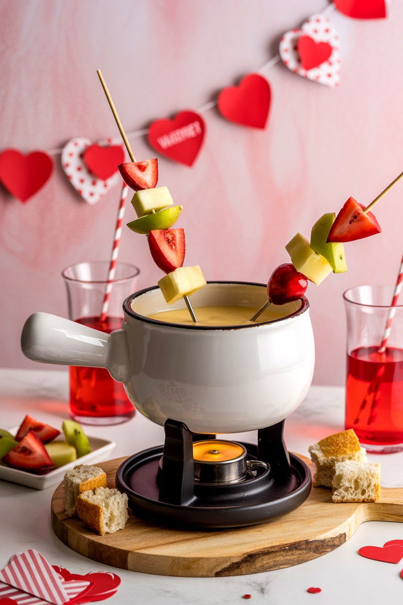 Fondue Night - 25 Valentine's Day Party Ideas