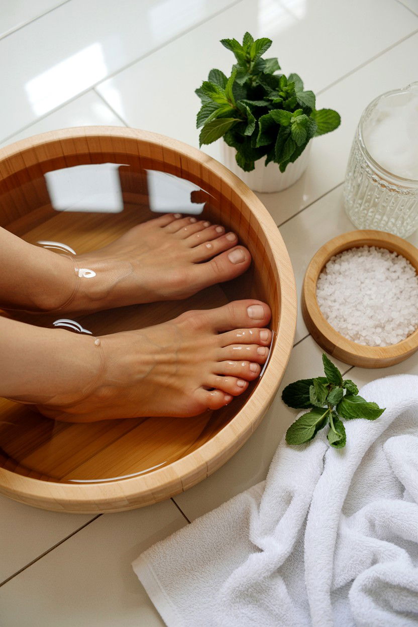 Foot Soak - 25 Valentine's Day Wellness Ideas