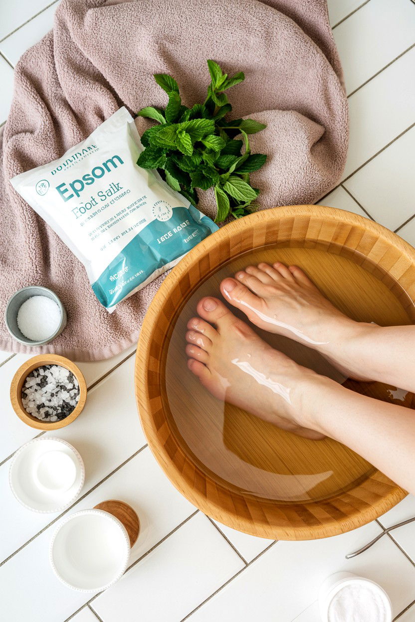 Foot Soak - 25 Valentine's Day Relaxation Ideas