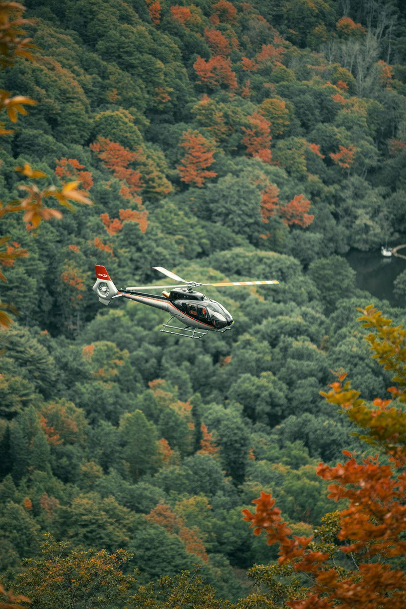 Forest Canopy Tour - 25 Valentine's Day Helicopter Tour Ideas