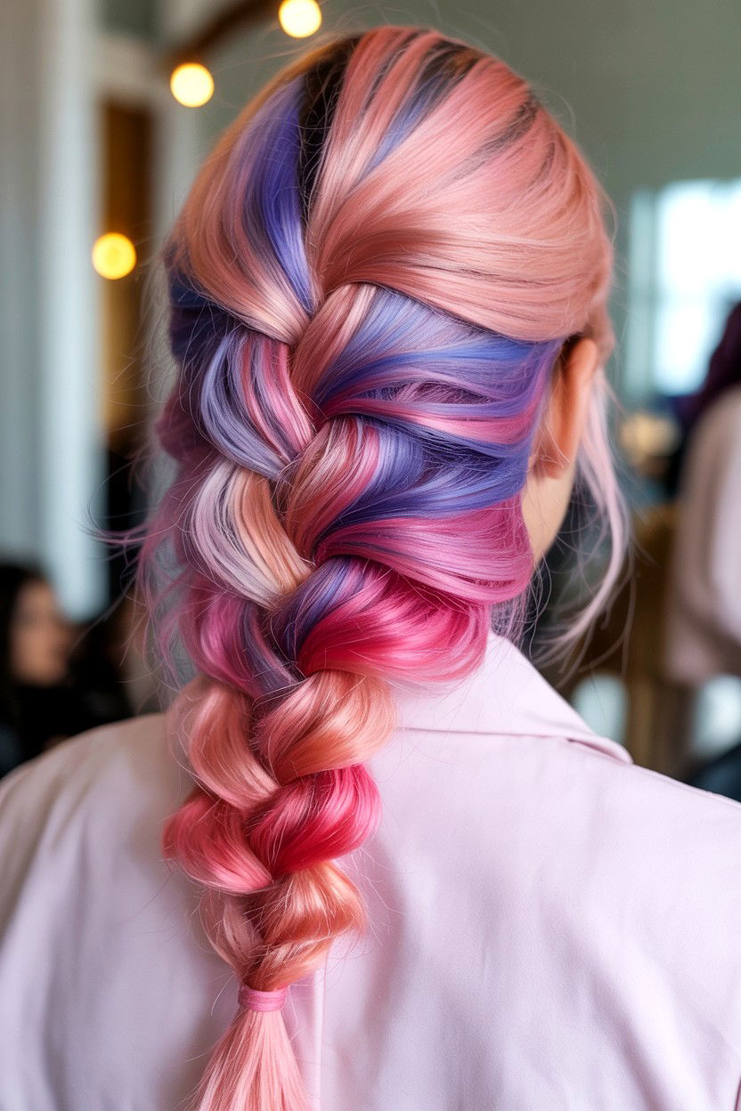 Four Strand Braid - 25 Valentine's Day Braided Hairstyles