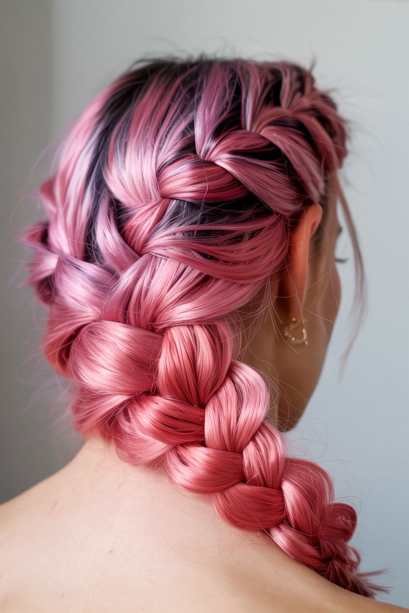 Four Strand Crown Braid - 25 Valentine's Day Crown Braid Ideas