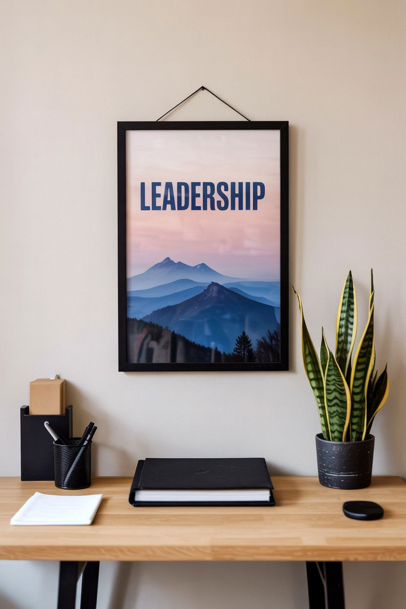 Framed Motivational Art - 25 Valentine's Day Gifts for Boss