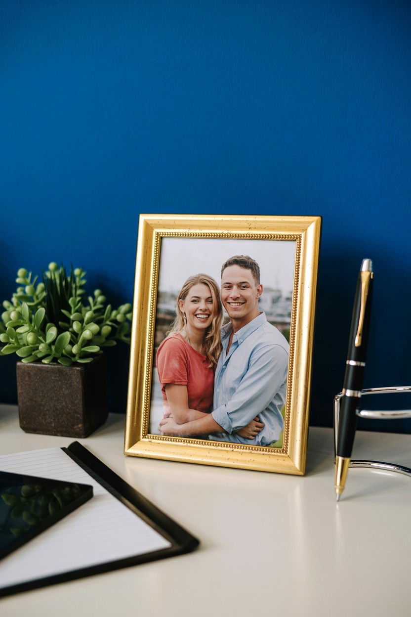 Framed Photo - 25 Valentine's Day Desk Surprise Ideas