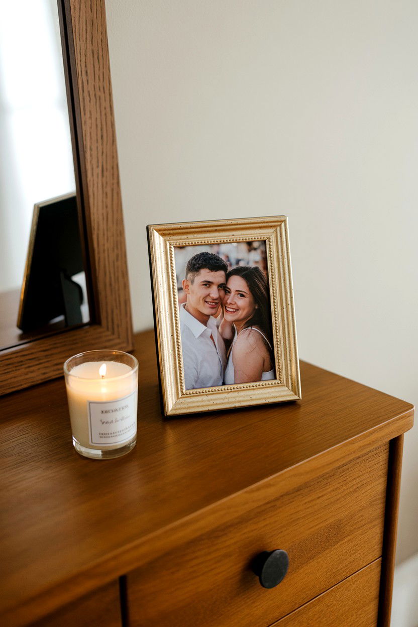 Framed photo memory - 25 Valentine's Day Morning Surprise Ideas