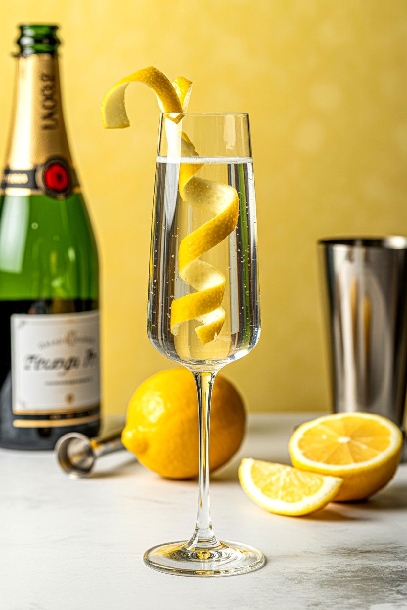 French 75 - 25 Valentine's Day Champagne Cocktails