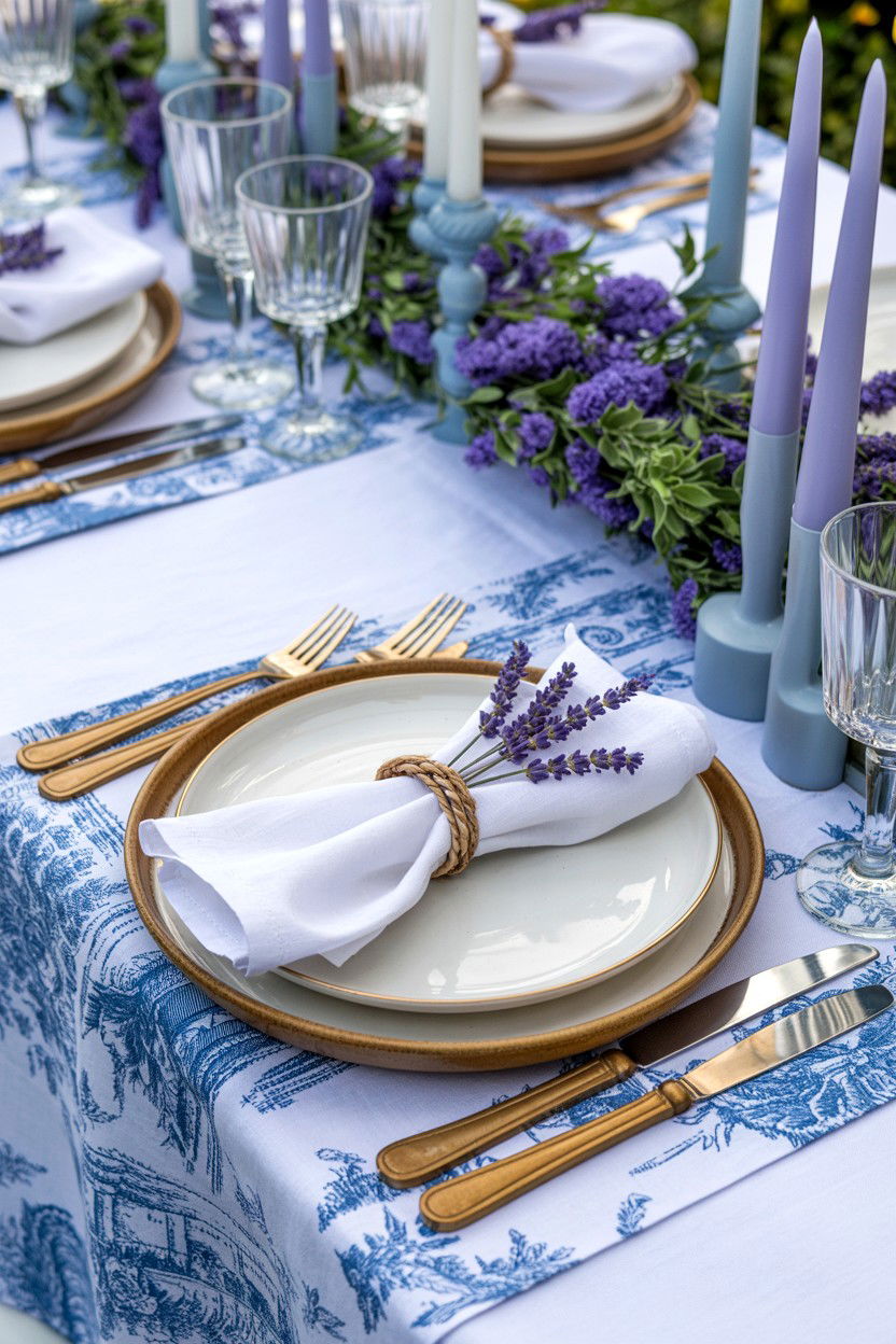 French country romantic table - 25 Valentine's Day Tablescape Ideas