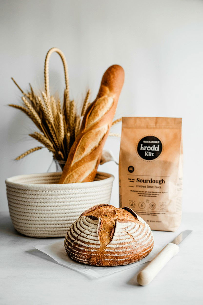Fresh Sourdough Bread Kit - 25 Valentine's Day Gourmet Gift Basket Ideas