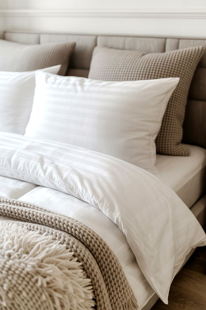 Fresh bed linens - 25 Valentine's Day Self Care Routine Ideas