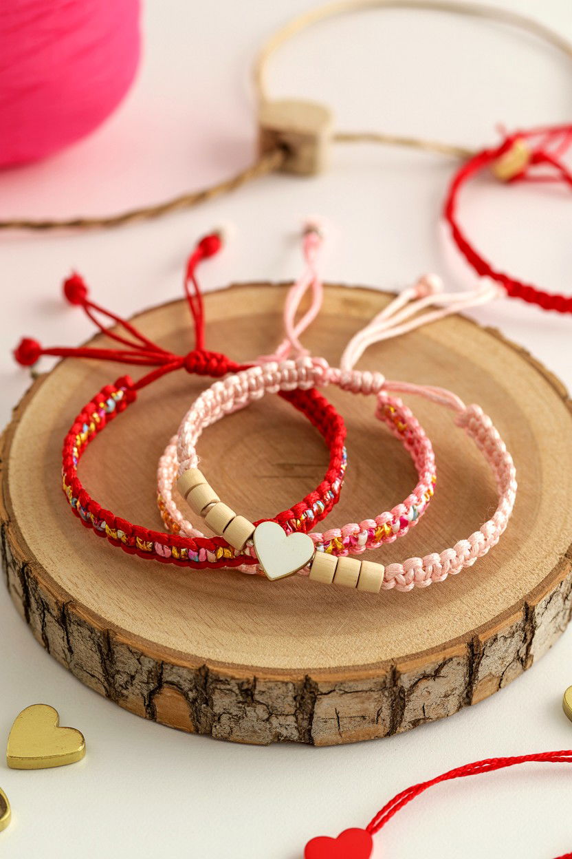 Friendship Bracelet - 25 Valentine's Day Party Favor Ideas