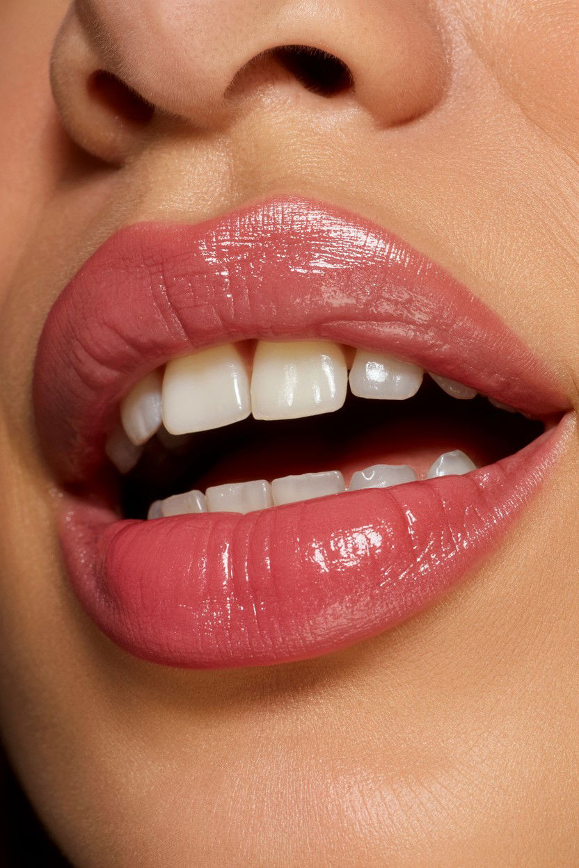 Frosted Pink Lip - 25 Valentine's Day Lip Liner Looks