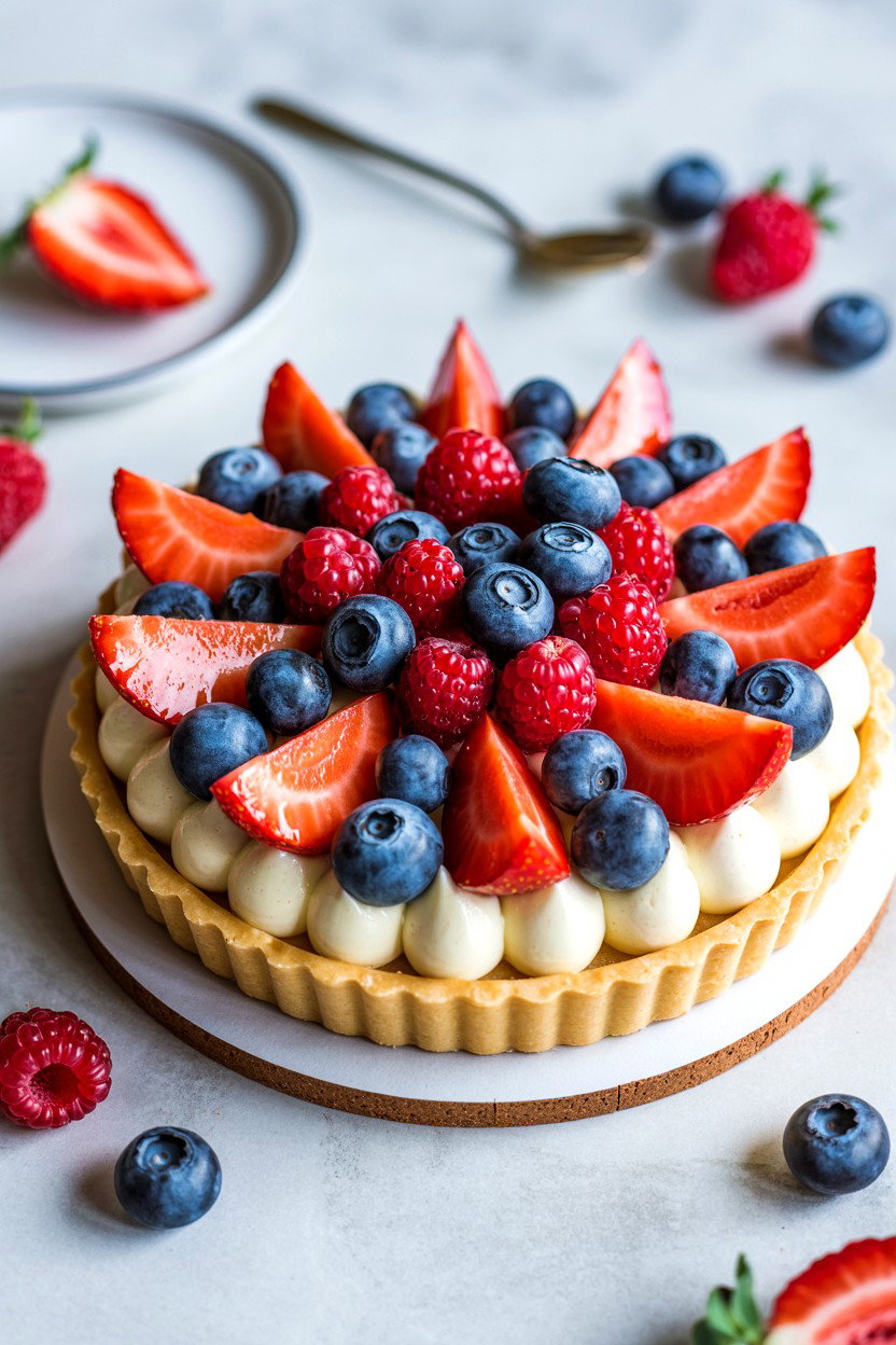 Fruit tart - 25 Valentine's Day Cooking Class Ideas