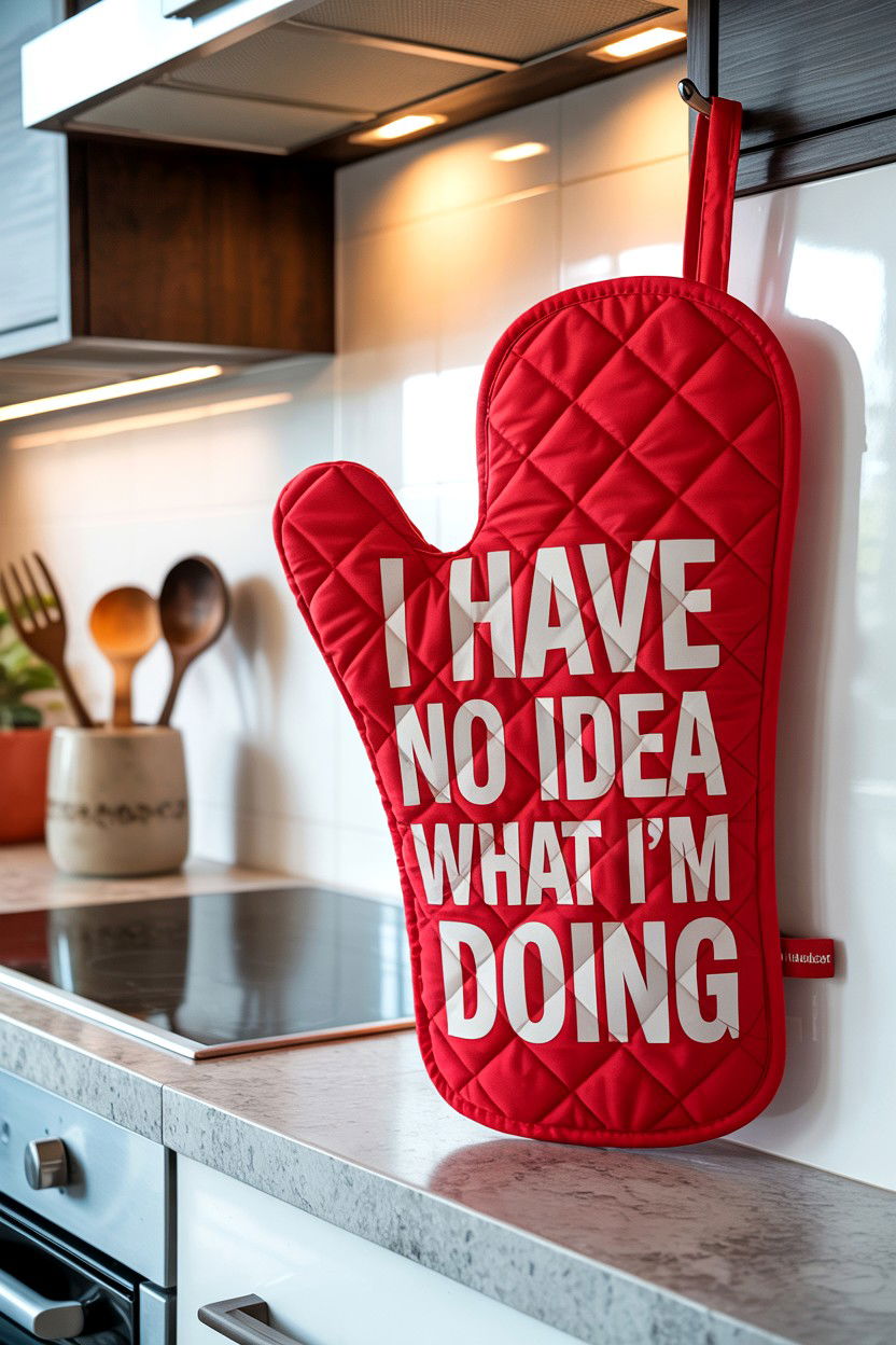 Funny Kitchen Mitt - 25 Funny Valentine's Day Gifts for Him