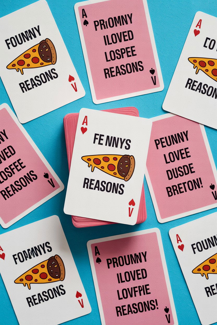 Funny Love Reasons - 25 Valentine's Day 52 Reasons Deck Ideas